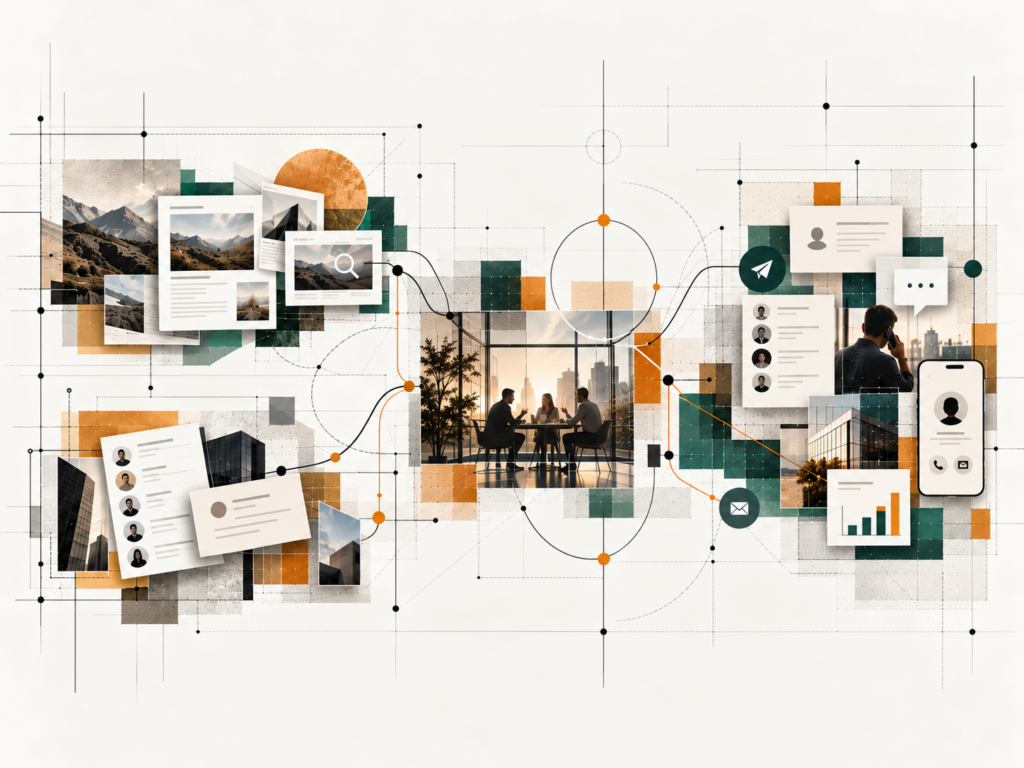 Inbound y outbound conectados dentro de un mismo recorrido comercial